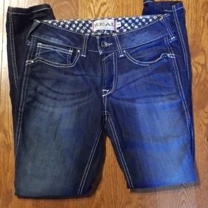 Ariat R.E.A.L Mid Rise Stretch Ella Skinny Jeans